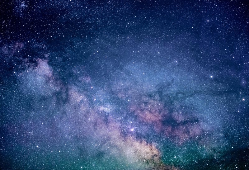 Galaxy Print Throw Pillows